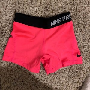 HOT PINK NIKE PRO SPANX